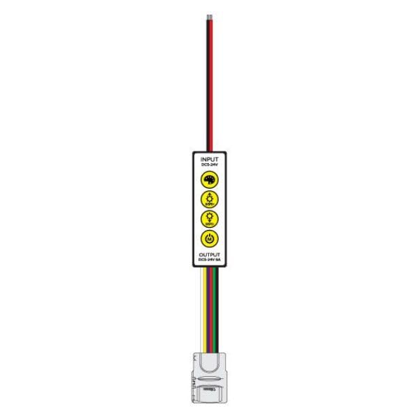 American Lighting Inline-RGBTW-CTRL Trulux Simple Select in-Line Controller for RGBTW Tape Light Multi Color