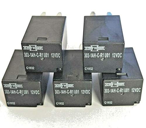 General Purpose Relays 303-1AH-C-R1-U01-12VDC SPNO 20A 12VDC (5 piece) Bonus Bottle Opener