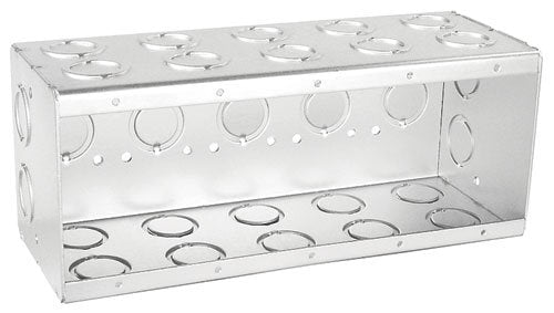 Solid 3-1/2 Inch Deep Five Gang Masonry Box-1 per case