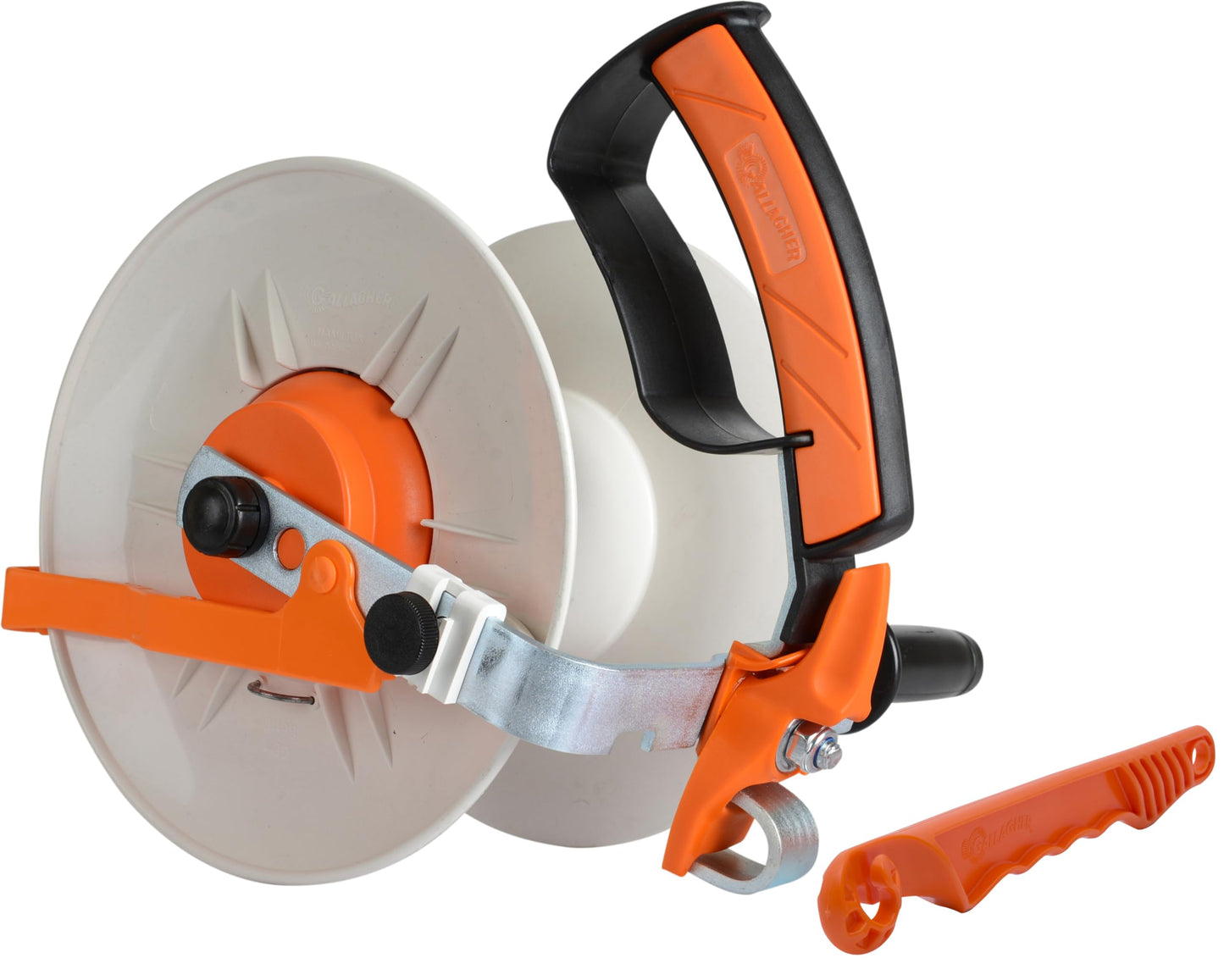Gallagher Electric Fence Reel | Durable 3:1 Geared Fencing Reel for Polywire, Polyrope & Fence Tape | Fast Winding, Heavy-Duty Gearbox, Shatter-Resistant Lock
