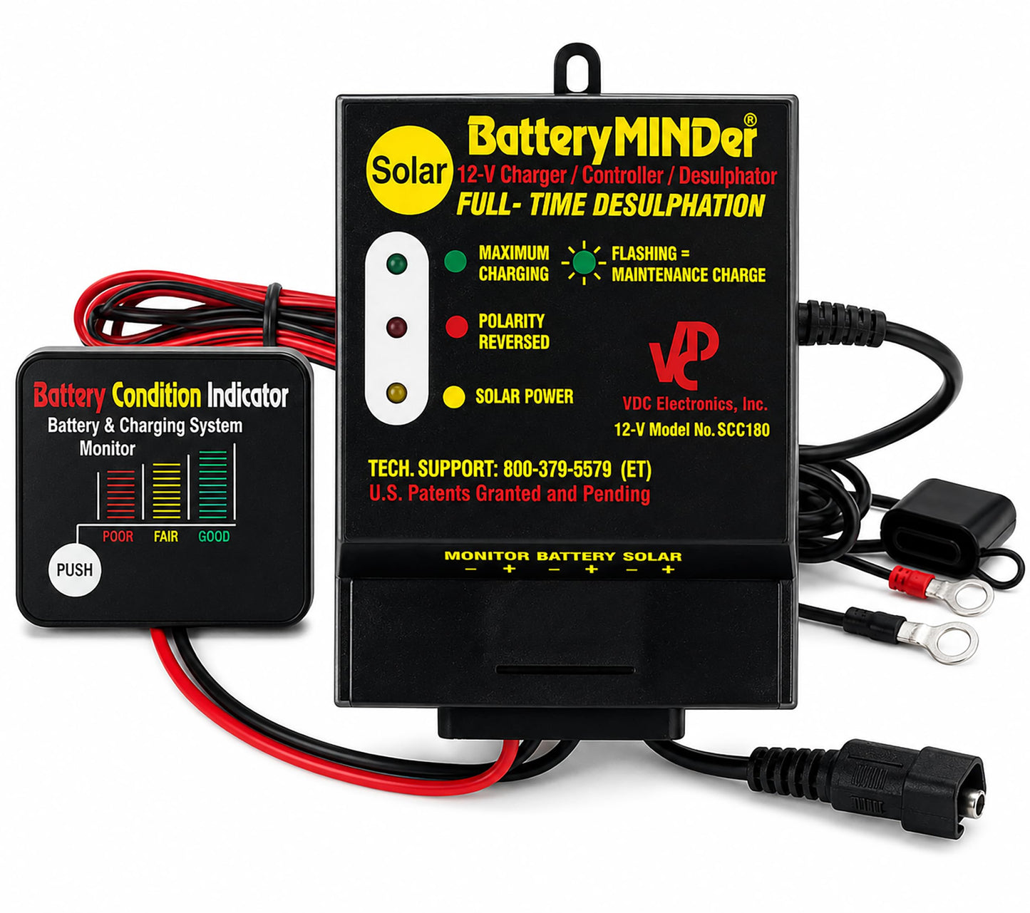 BatteryMINDer SCC-180 12V Solar Charge Controller