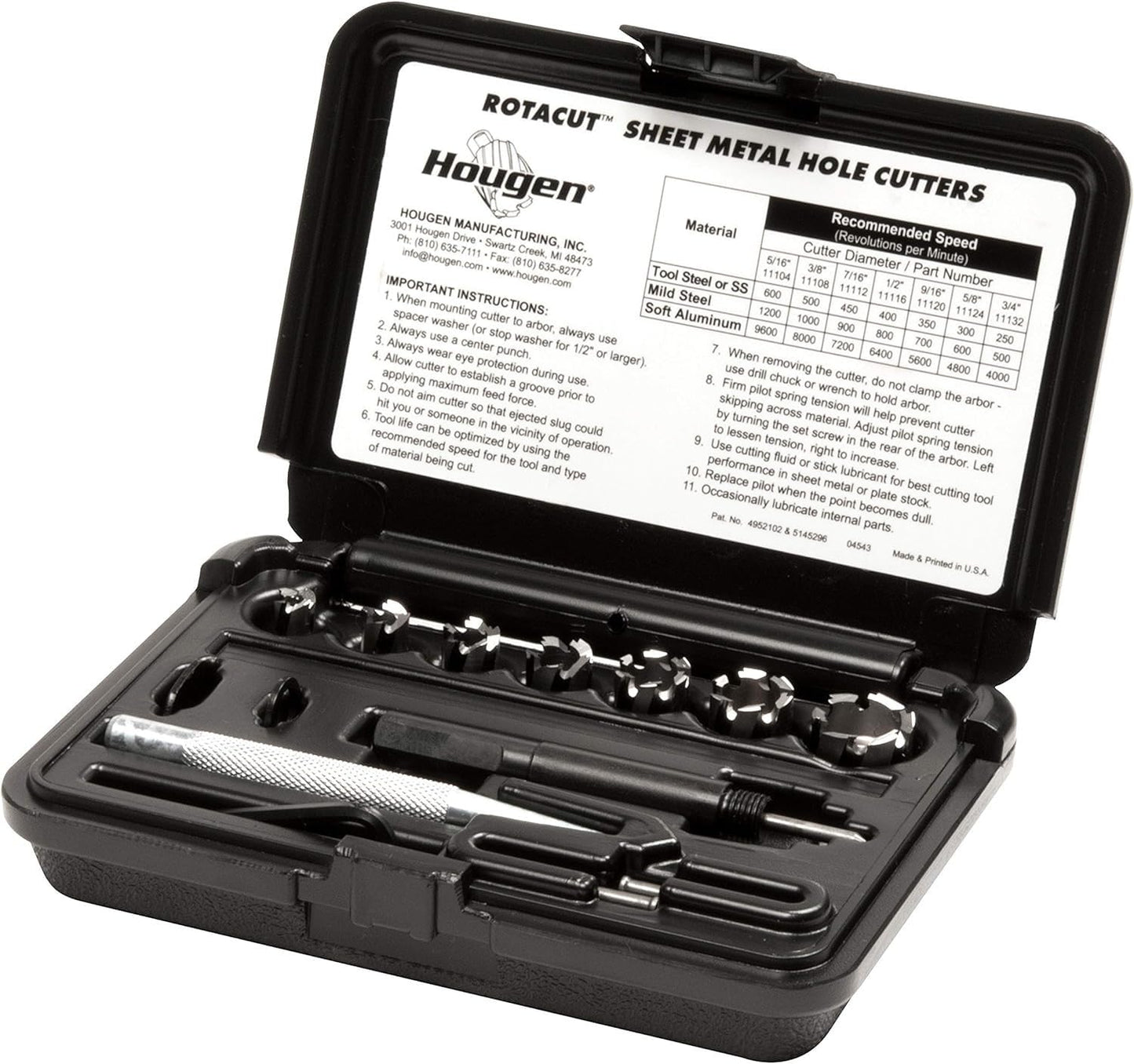 RotaCut Hole Cutter Kit Fractional