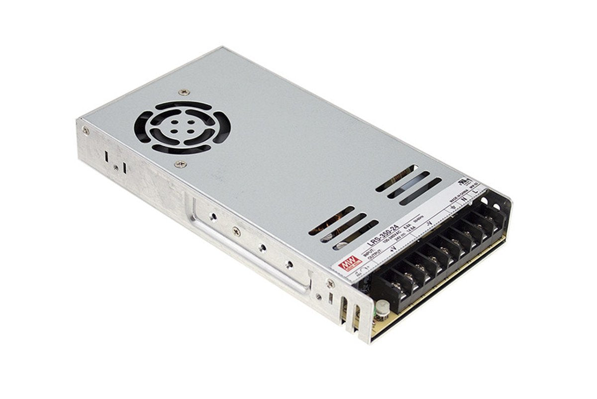 MEAN WELL Single Output Switchable Power Supply, 349.2W 36V 9.7A - LRS-350-36