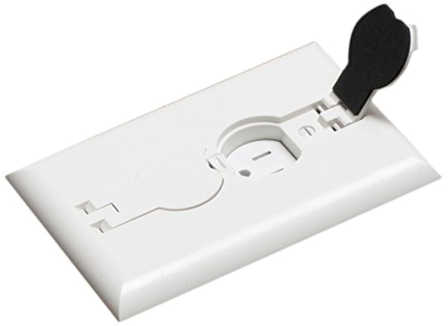 Arlington Industries FLBRF101W-1 Retrofit Electrical Floor Box with Flip Lids for Existing Floors, White, 1-Pack