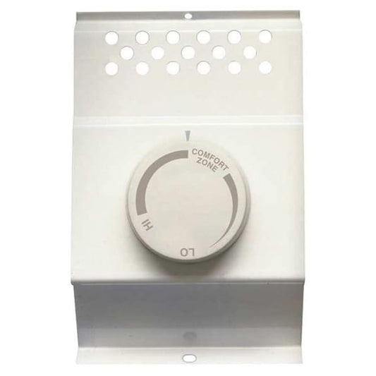 Cadet Single Pole Built-In Thermostat Kit for Electric Baseboard Heaters (Model: BTF1W), 22 Amp, White