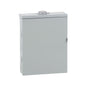 Square D by Schneider Electric Homeline 100 Amp Outdoor Main Breaker Box, Circuit Breaker Load Center, Plug On Neutral, 12-Space 24-Circuit, 120/240 VAC, UL Listed, NEMA 3R Enclosure (HOM1224M100PRB)