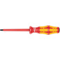 Wera 05006169001 Kraftform Plus VDE 167i Torx Insulated Screwdriver, TX 9 Head, 3-1/8" Blade Length