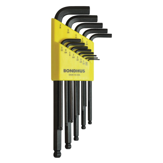 Bondhus 10937 Set of 13 Balldriver L-wrenches, sizes .050-3/8-Inch