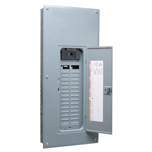 Square D - HOM3060M200PC Square D Convertible Mains (Breaker) Load Center, 120/240 Vac, 200 A, 1 Phases, 22000 Air Interrupt