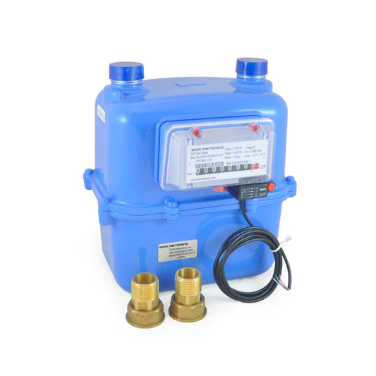 EKM Metering 3/4" Gas Meter - Aluminum, Pulse Output