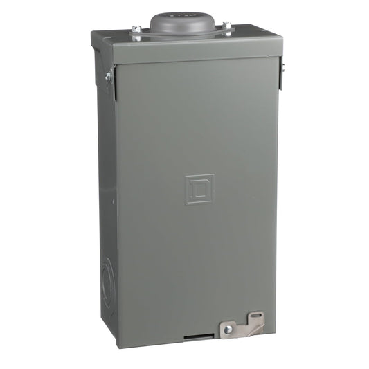Square D - QO2100NRBCP QO Load Center Enclosure, Installed 100 A MB Circuit Breaker, 1-Phase, 2-Space