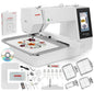 Janome Memory Craft 500e LE Embroidery Machine Bundle - Includes 5-Spool Thread Stand, 3.9" x 1.6" Hoop, Acustitch Software + USB Flash Drive w/ 30 Designs