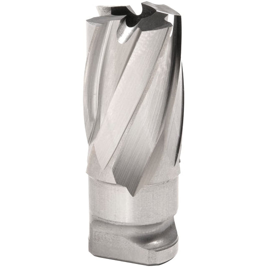 Hougen 17122 Rotaloc Annular Cutter | 11/16" Diameter | 3/4" Cutting Depth | Bayonet Style Twist Lock Shank | M2 HSS Cutting Edge | 350 BHN | for Use with HMD115 Mag Drill