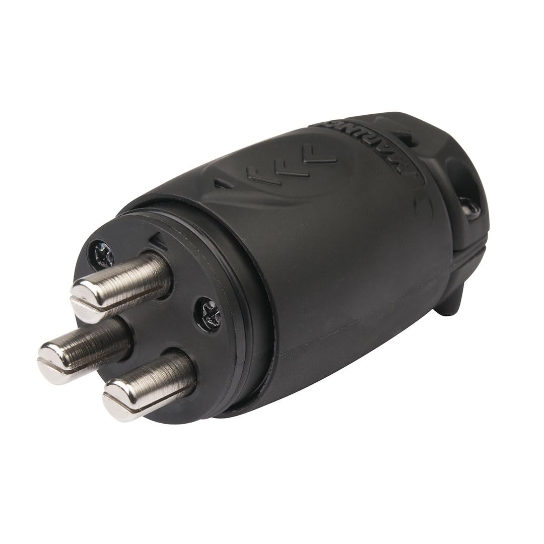 Marinco 12VBPS3 70A 3-Wire Trolling Motor Plug