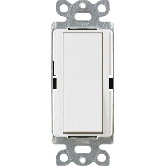 Lutron FM-12120M White Claro On/Off Switch (12 Pack) | 15-Amp, Single-Pole | CA-1PS-WH