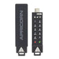 Apricorn 64GB Aegis Secure Key 3 NXC 256-Bit Hardware-Encrypted USB 3.2 Type C Flash Drive, FIPS 140-3 Level 3 Validated (ASK3-NXC-64GB),Black