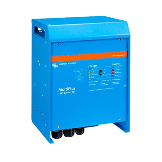 Victron Energy MultiPlus 230V 3000VA 24-Volt Pure Sine Wave Inverter 70 amp Battery Charger, 16 amp Transfer Switch