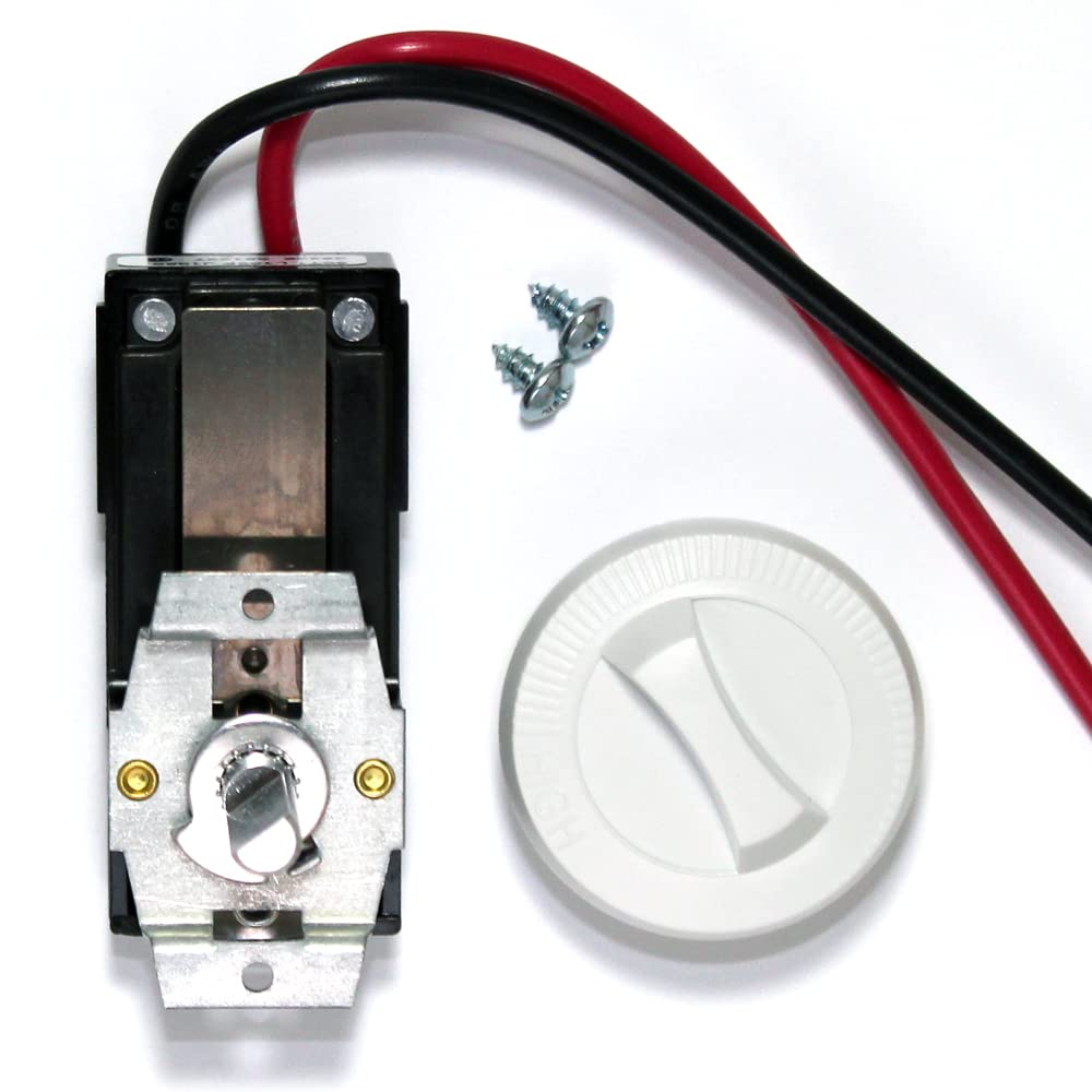 Cadet Com-Pak Single Pole Built-In Thermostat Kit for Wall Heaters, White