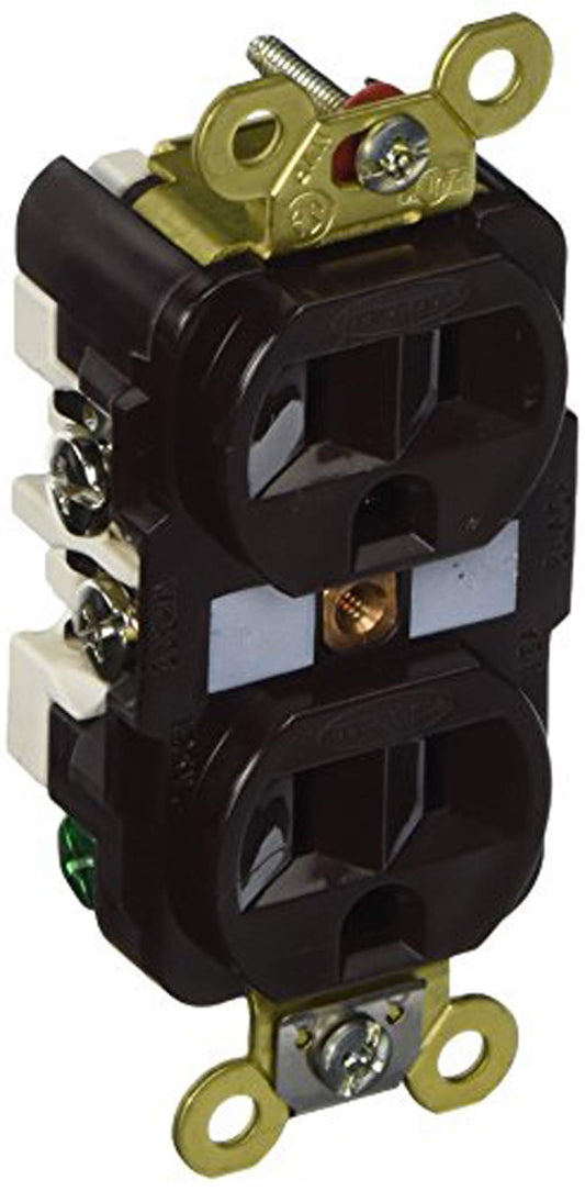 HUBBELL WIRING DEVICES HBL5262 Connector, Power Entry, Receptacle, 15A