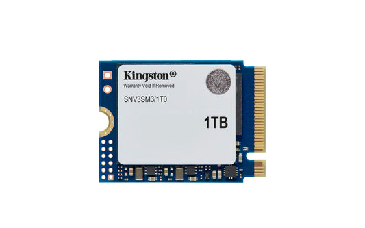 Kingston NV3 1TB M.2 2230 NVMe SSD | Up to 6000MB/s | SNV3SM3/1T0