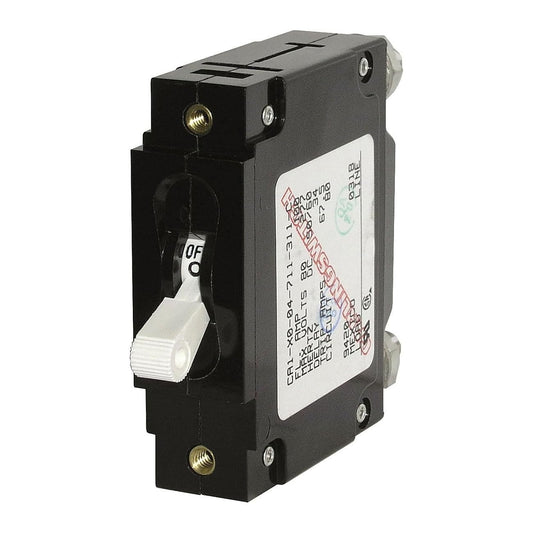 Blue Sea Systems 7350 C-Series White Toggle Single Pole 5A Circuit Breaker
