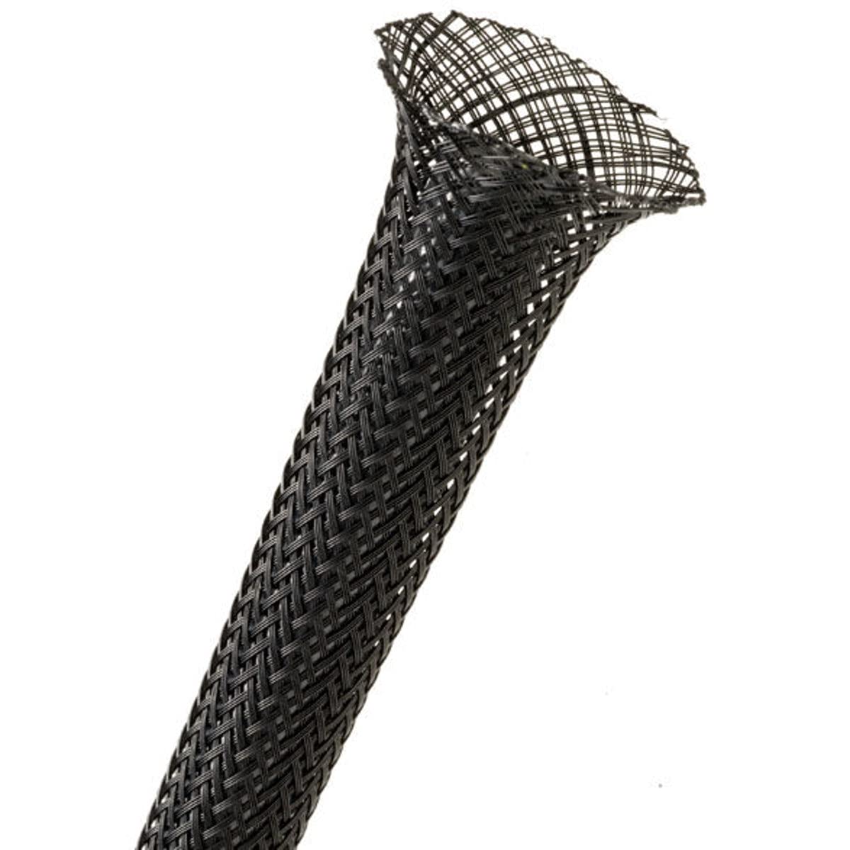 Techflex 1/2" Expandable Sleeving 25 ft. Black