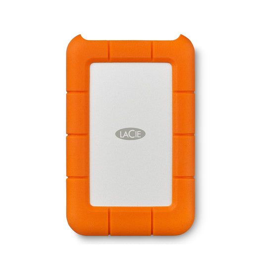 LaCie (LAC9000633) Rugged Mini 4TB External Hard Drive Portable HDD – USB 3.0 USB 2.0 Compatible, Drop Shock Dust Rain Resistant Shuttle Drive, For Mac And PC Computer Desktop and Laptop, Orange