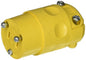 Leviton 15 Amp, 125 Volt, Cord Outlet, Polarized, 115CV, Yellow