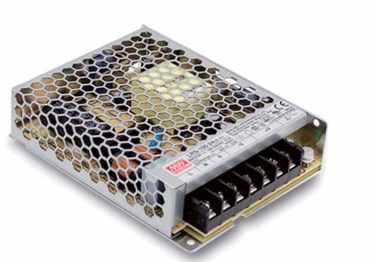 Mean Well LRS-100-24 Switching Power Supply, Single Output, 24V, 4.5A, 108W, 5.08" L x 3.82" W x 1.18" H