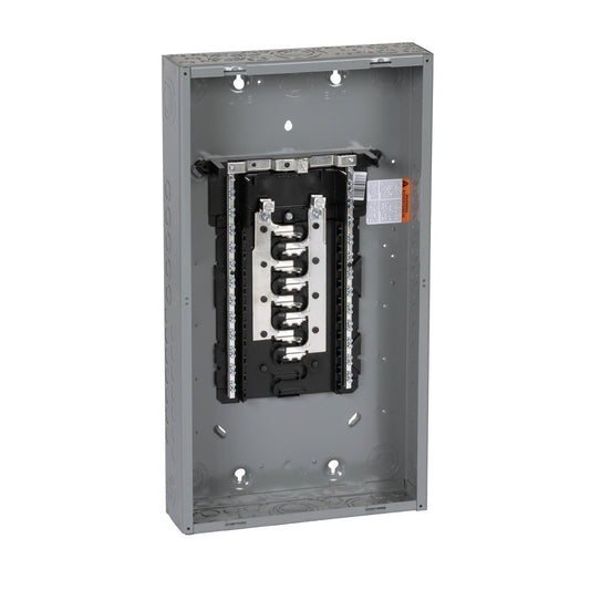 Square D - HOM1632L125PC Homeline 125-Amp 16-Space 32-Circuit Indoor Main Lugs Load Center with Cover, Plug-on Neutral Ready