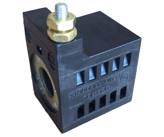 SPX Fenner Stone EF-1082 Deltrol 10196-61 12VDC Solenoid Coil 16W Single Stud