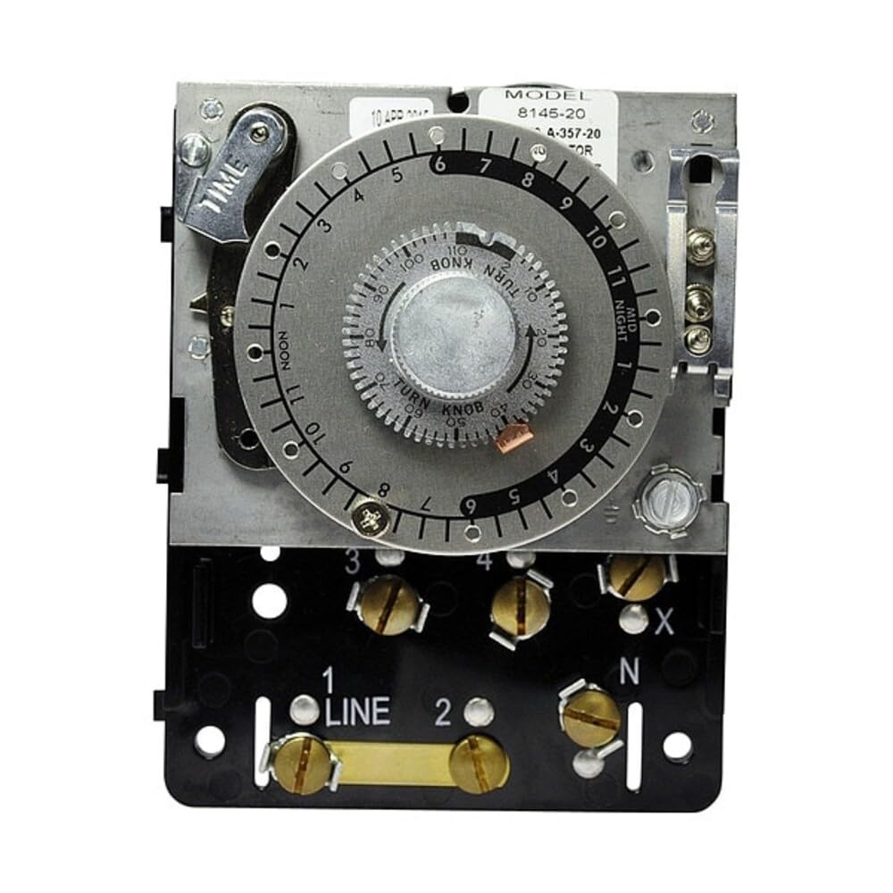 Defrost Timer Control, 208/240V AC, 40 A, SPDT, Heavy Steel, Temperature Or Pressure Termination - 1 Each