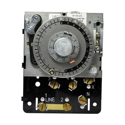 Defrost Timer Control, 208/240V AC, 40 A, SPDT, Heavy Steel, Temperature Or Pressure Termination - 1 Each