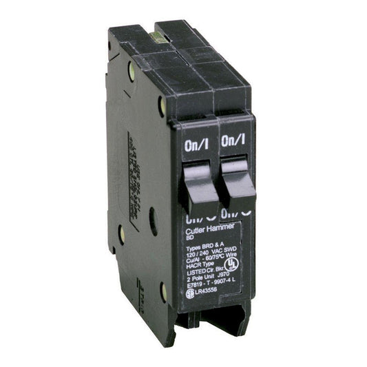 Eaton BD2020 Type Bd Duplex Breaker 2-20a/1 Pole 120/