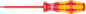 Wera 05006116001 Kraftform Plus VDE 160i Slotted Insulated Screwdriver, Lasertip, 4mm Head, 6" Blade Length