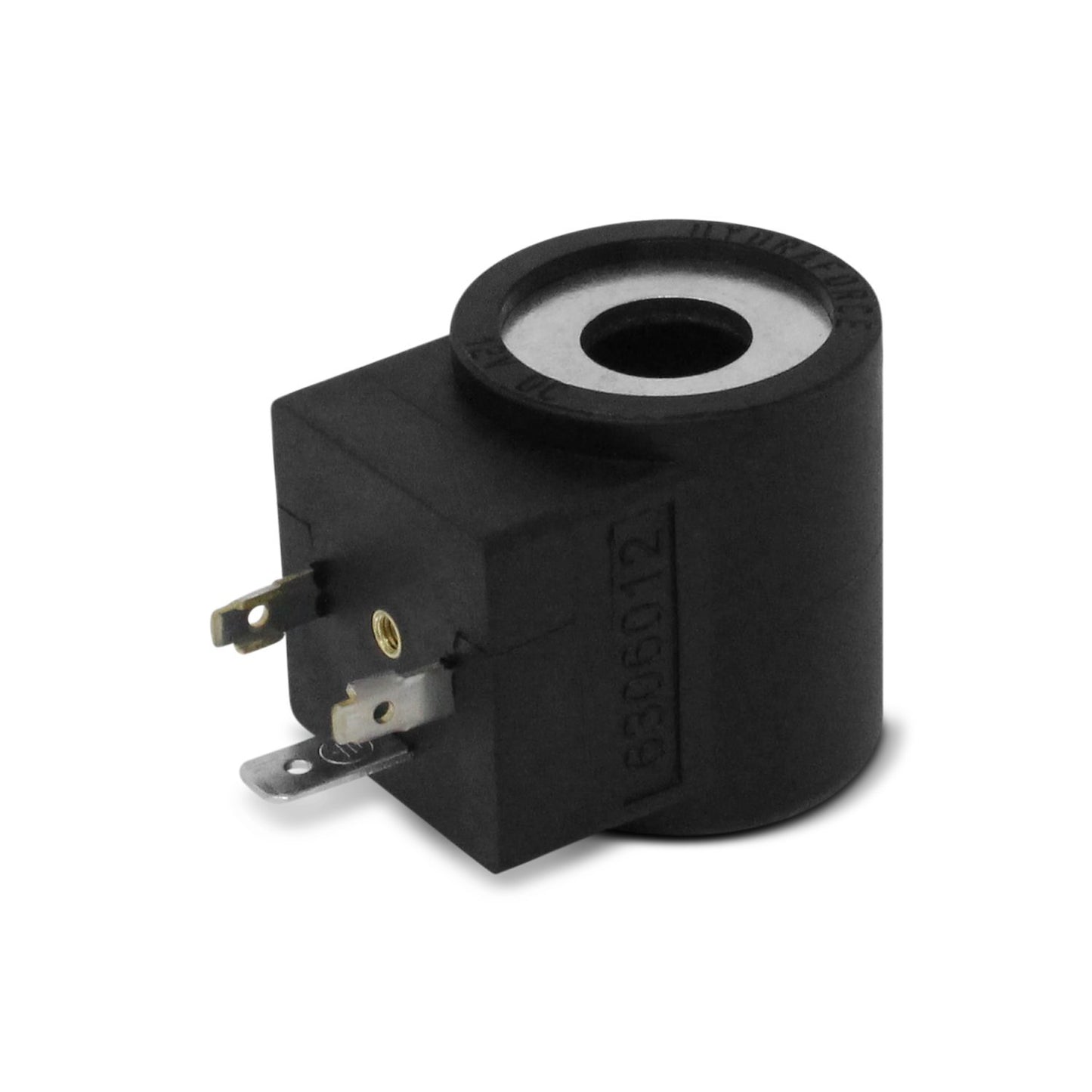 Hydra Force HY 6306012 - Coil 3 Prong DIN 12 Volt DC Fits 08, 80, 88, and 98 series Hydraforce Stems (1/2" Hole)