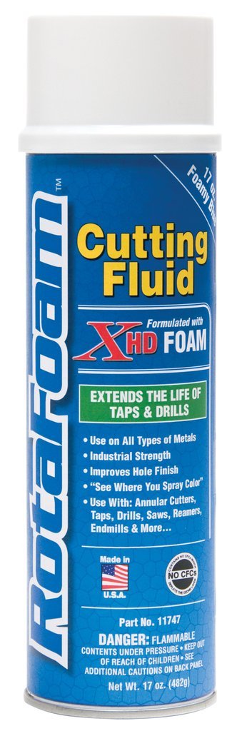 Hougen 11747 RotaFoam Cutting Fluid Extends The Life Of Taps & Drills 17 oz Can