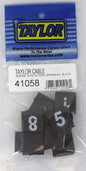 Taylor Cable 41058 Shrink Sleeve Wire Marker, Black
