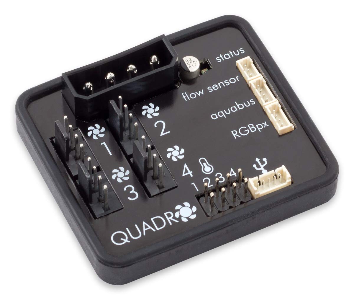 Aqua Computer Compatible Quadro Lüftersteuerung Pour PWM-Lüfter