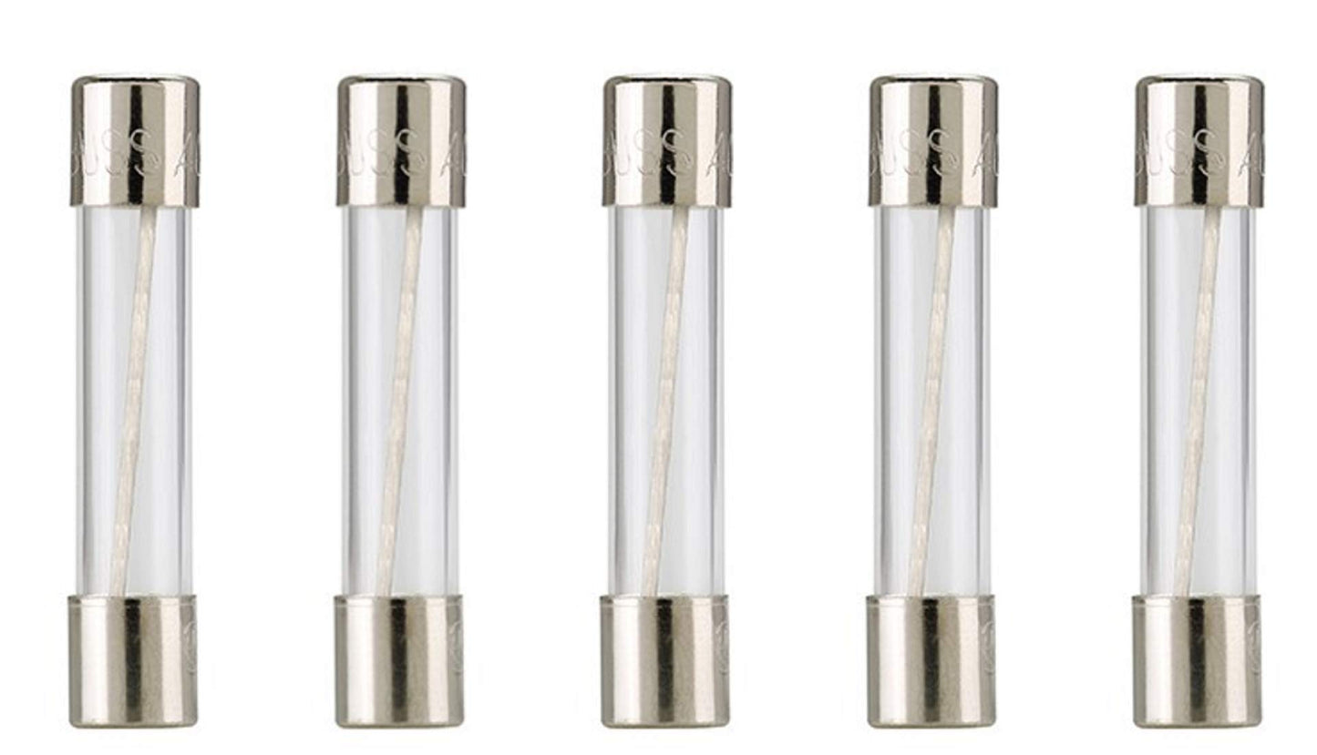 Bussmann AGC-10 AGC Series Fuse, Fast Acting, 10 Amp, 250V, Glass Tube, 1/4" x 1-1/4" (Pack of 5)