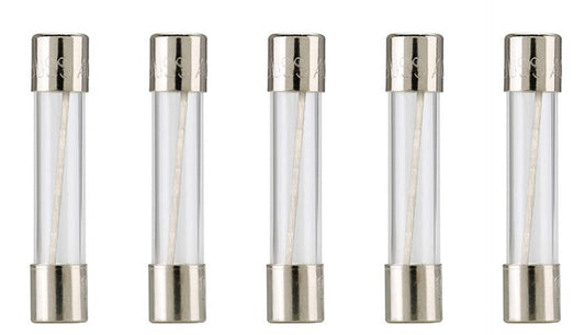 Bussmann AGC-10 AGC Series Fuse, Fast Acting, 10 Amp, 250V, Glass Tube, 1/4" x 1-1/4" (Pack of 5)