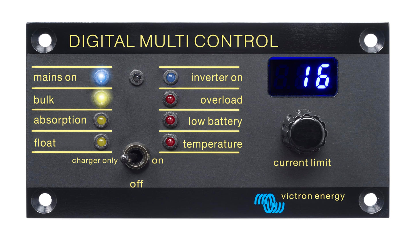 Victron Energy 200/200 amp Digital Multi Control Panel