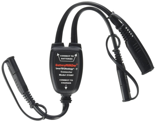 BatteryMINDer 210-AY SmarTECHnology Multiple Battery Charger Connector �C to Be Used Chargers
