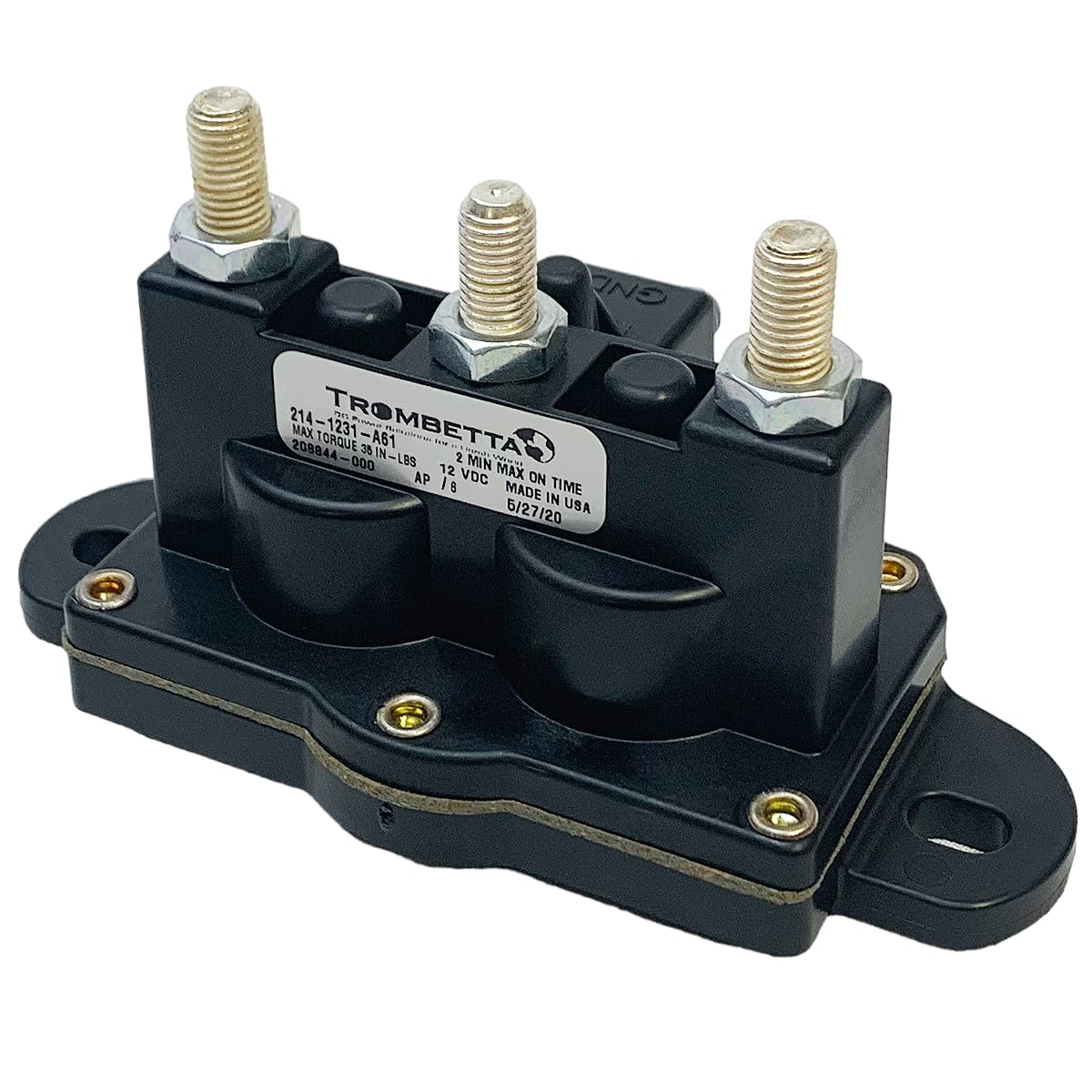Trombetta 12 Volt Reversing Polarity DC Contactor Part No. 214-1231-A61