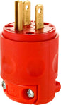 Leviton 515PV-OR 15 Amp, 125 Volt, Grounding Plug, Orange
