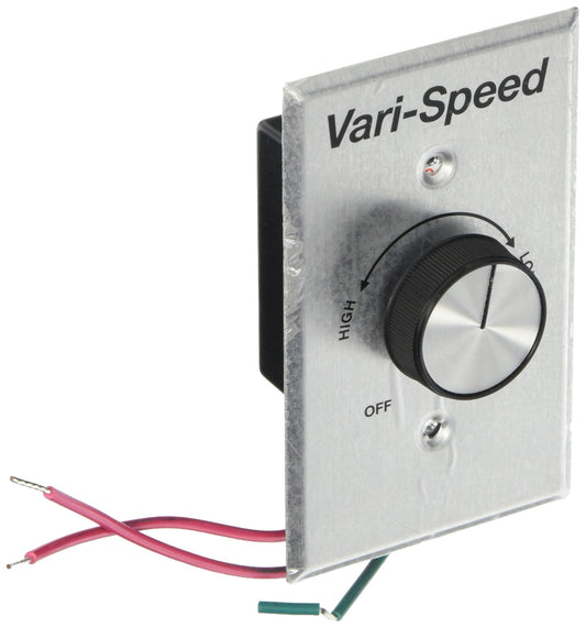 KB Electronics Model KBWC-15K (UR) Variable Speed Fan Control, Wall Mount, Rated 5.0 Amps @ 120 VAC for use with Shaded Pole and PSC Motors