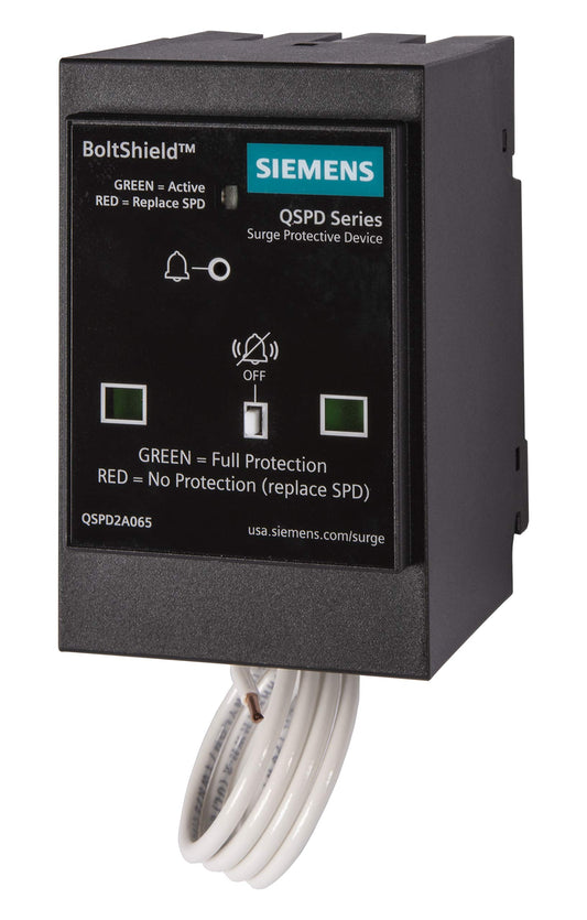 SIEMENS BOLTSHIELD Plug-in Surge Protection Device 2-Pole 65kA 120/240V, 1?, 3W