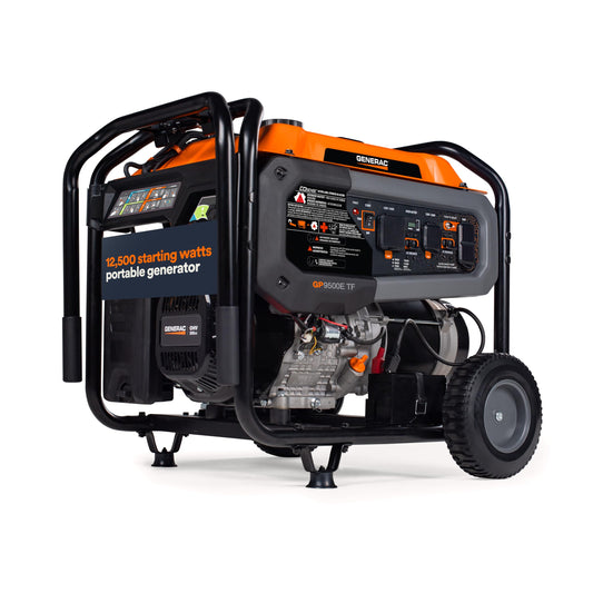 Generac 12,500 Starting Watt Tri-Fuel Portable Generator W/Electric Start