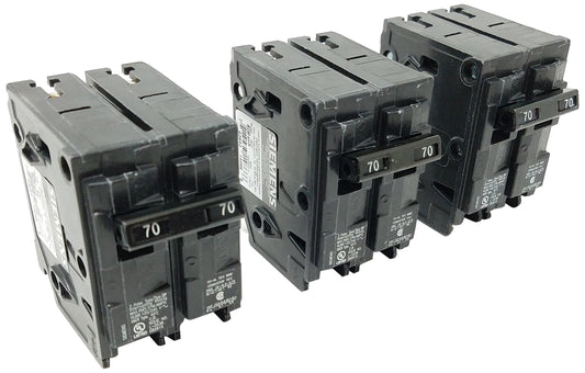 Siemens Q270_3PK 70 Amp Double Pole Type QP Circuit Breaker (Pack of 3)