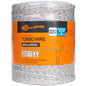 Gallagher Turbo Wire 9-Strand Electric Fence Wire | 40x Conductivity for Long Distance Fencing | UV and Rust Resistant | Stainless Steel Copper Conductors | 2625ft Roll | Heavy Duty Reusable Polywire
